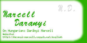 marcell daranyi business card